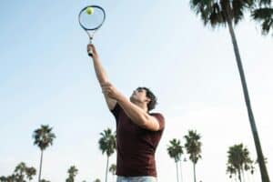 a palm springs resident plays tennis before going to a Palm Springs probate attorney to plan his estate